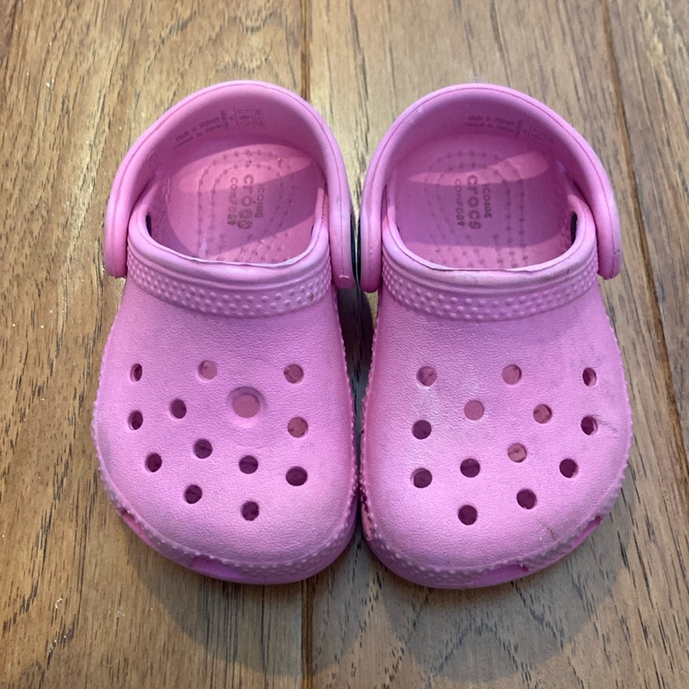 Pink Crocs